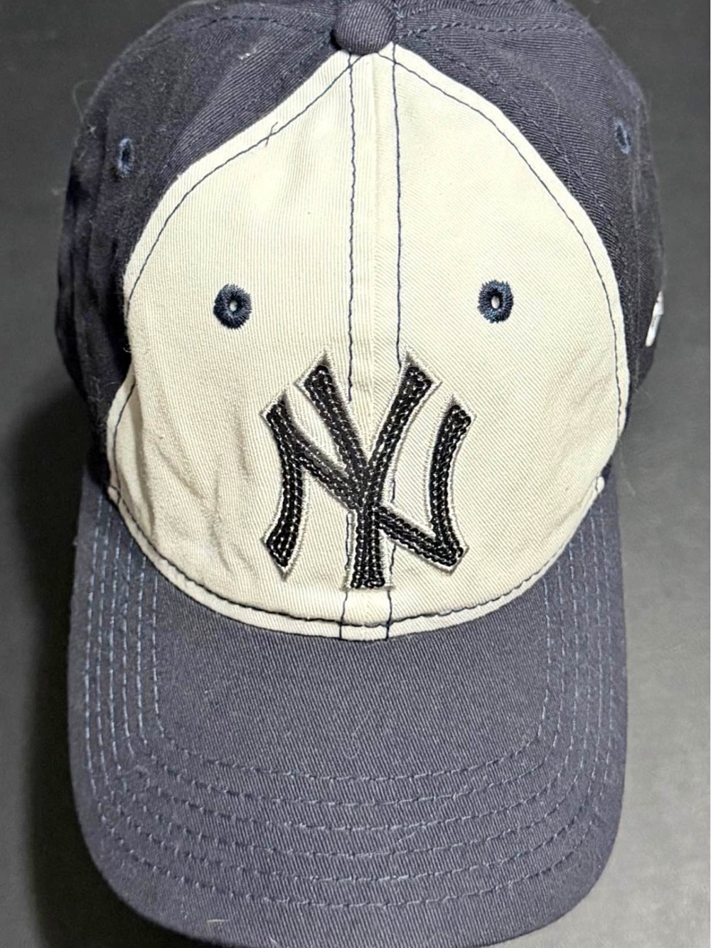 Genuine Merchandise Navy and Cream New York Yankees Cap